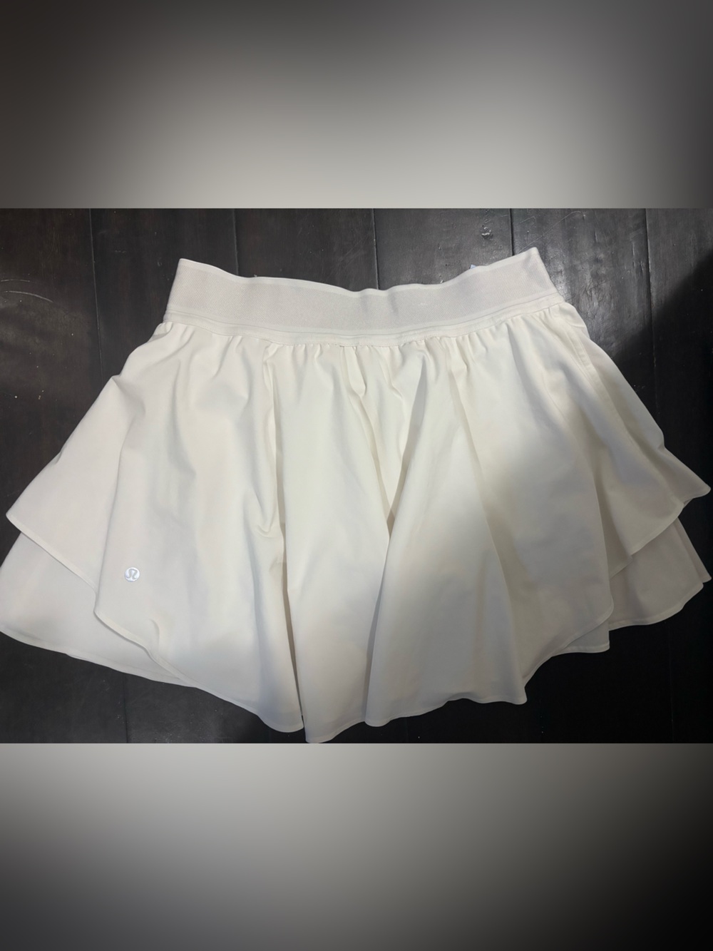 lululemon athletica Cream Flared Athletic Skirt